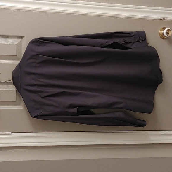 Pronto-Uomo Non Iron Gray Slim Fit Dress Shirt 32/33 - Picture 6 of 11